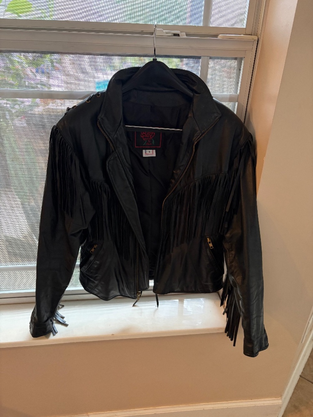 Leather Fringe Jacket